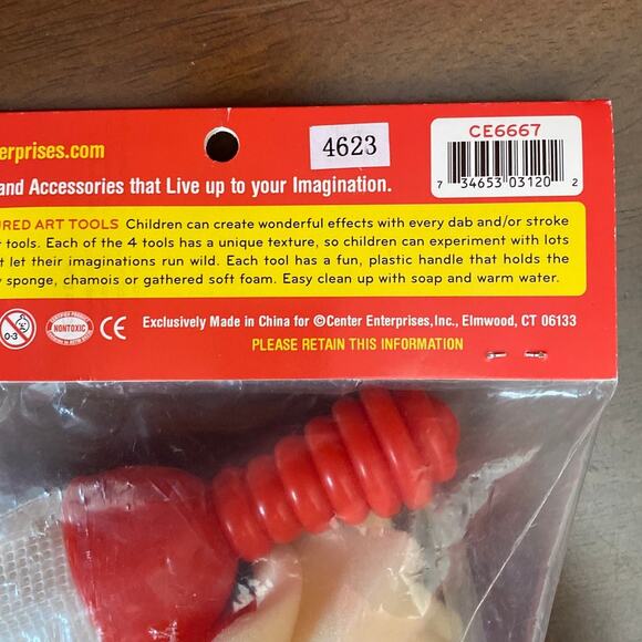 READY 2 LEARN Textured Art Tools - Set 1- 4 toys- Fidget Sensory Calming Autism - Picture 9 of 10